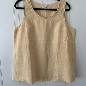 Chic Cream Sleeveless Tank Top